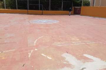 Hornos del Rey presume de una cancha deportiva remozada (Foto TA)